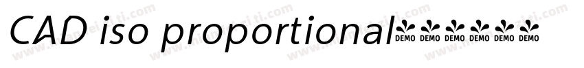 CAD iso proportional字体转换